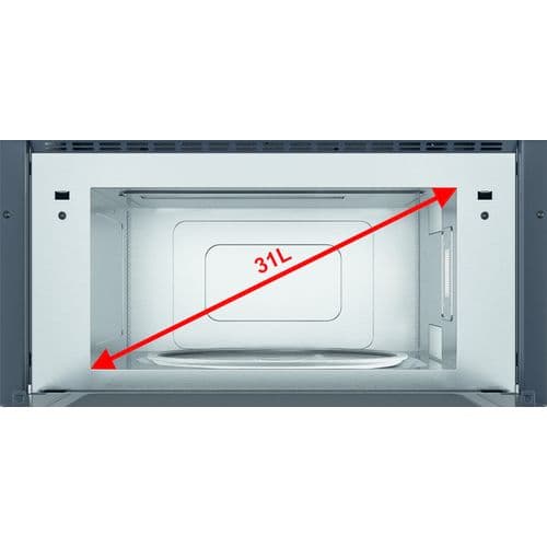 Micro-ondes Gril Encastrable 31l 1000w Noir - Amw730nb