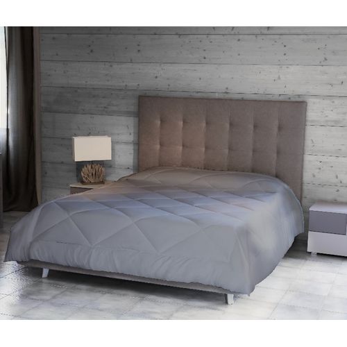 Courtepointe Pearl En Microfibre, Gris - 260x250 Cm