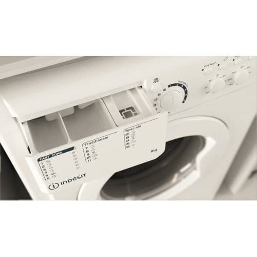 Lave-linge hublot 8kg 1200 trs/mn Blanc - EWC81251WEUN