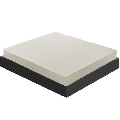 Matelas Mousse 200x200 - Hauteur 14 Cm - Housse Amovible - Modèle Fabry