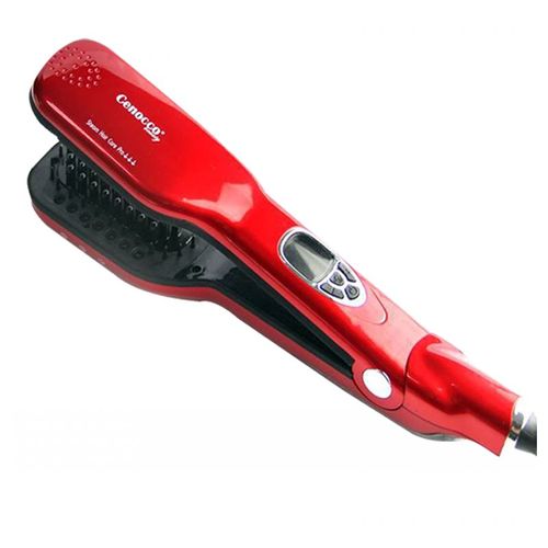 Brosse Lissante Vapeur Steambrush Rouge Cenocco  Cc9014-red