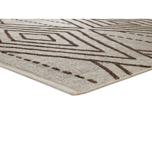 Tapis Intérieur 120x170 Cm Vison Rectangulaire Lux Ethnique