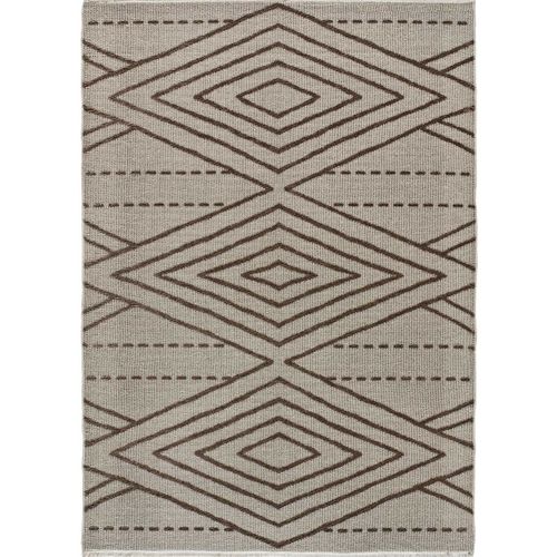 Tapis Intérieur 120x170 Cm Vison Rectangulaire Lux Ethnique