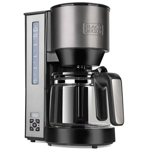 Cafetière Filtre Programmable 12 Tasses 1000w Noir - Bxco1000e