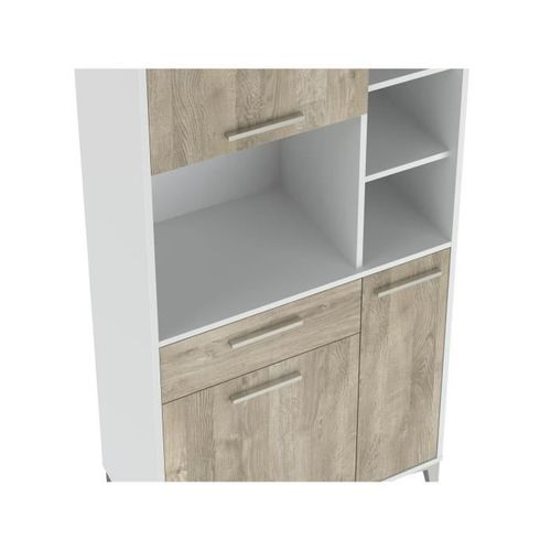 Eco Buffet De Cuisine L 80 Cm - Décor Chêne