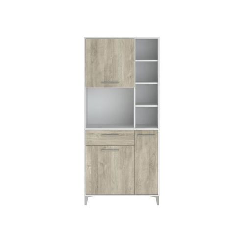 Eco Buffet De Cuisine L 80 Cm - Décor Chêne