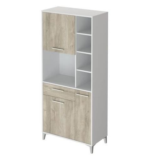 Eco Buffet De Cuisine L 80 Cm - Décor Chêne