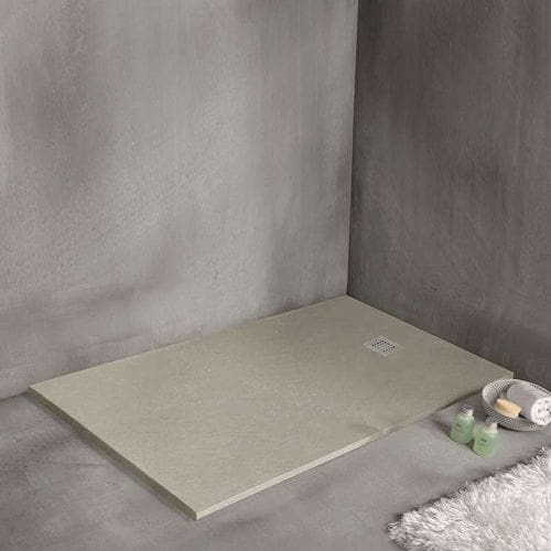 Strato - Receveur De Douche - Beige - 100x80x2.4cm