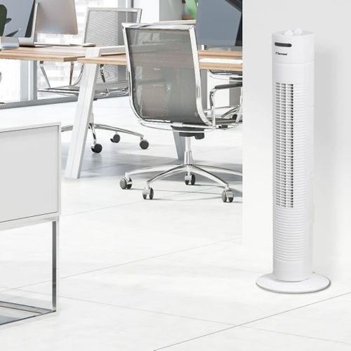 Ventilateur Colonne 75cm 35w 3 Vitesses Blanc - Aft760w