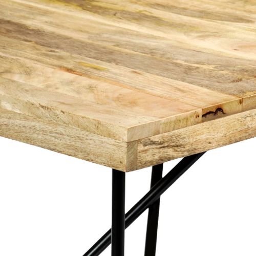 Table De Salle À Manger 180x90x76 Cm Bois De Manguier Massif