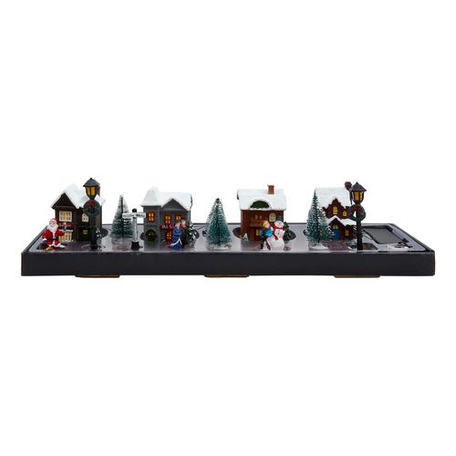 Set de 14 pcs 4 LED VILLAGE Multicolore