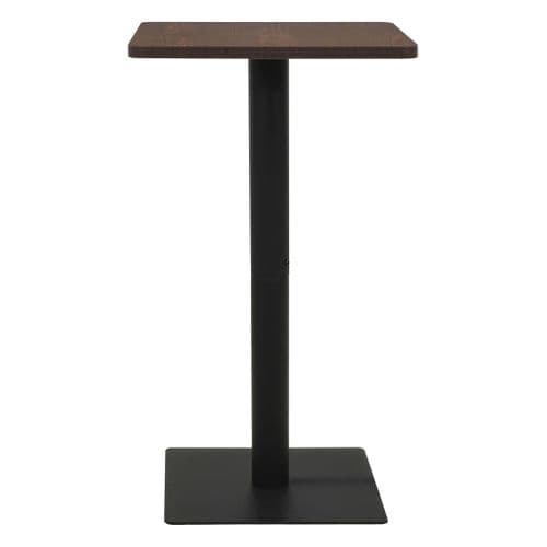 Table De Bistro Cendre Foncé 50x50x107 Cm