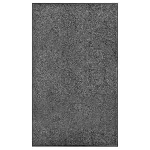 Paillasson Lavable Anthracite 90x150 Cm