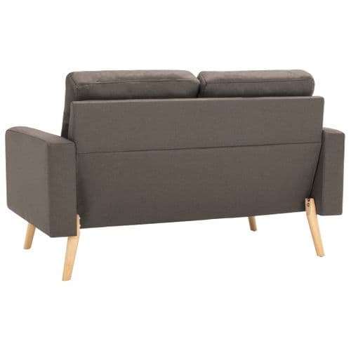 Ensemble De Canapés 2 PCs Tissu Taupe