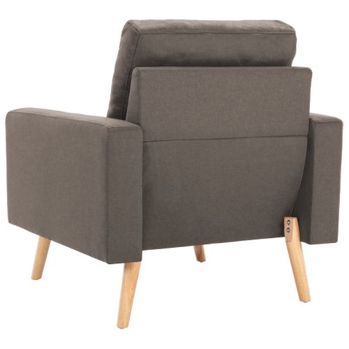 Ensemble De Canapés 2 PCs Tissu Taupe