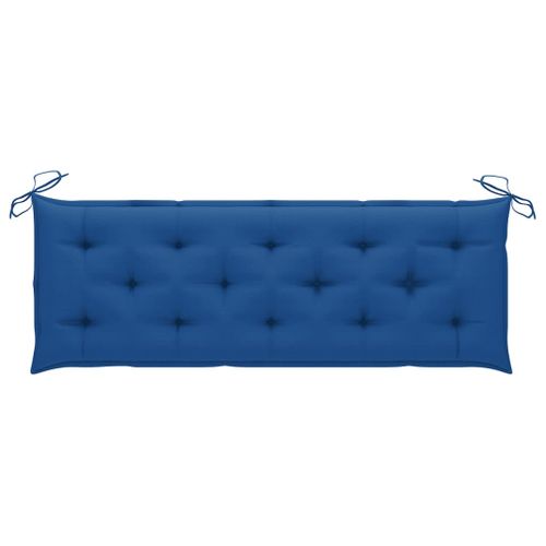 Coussin De Banc De Jardin Bleu 150x50x7 Cm Tissu Oxford