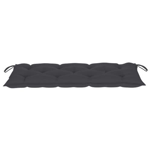 Banc De Jardin Avec Coussin 120 Cm Bambou