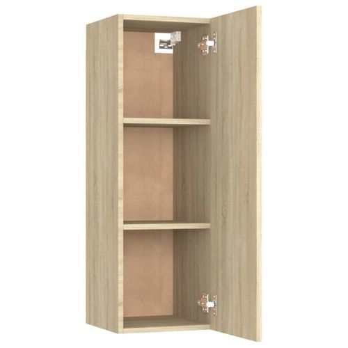 Meubles Tv 2 Pcs Chêne Sonoma 30,5x30x90 Cm Bois D’ingénierie