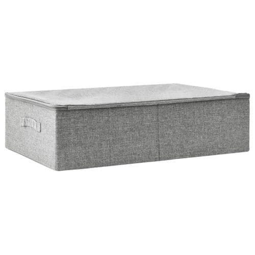 Boîte De Rangement Tissu 70x40x18 Cm Gris