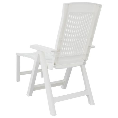 Chaise Longue Blanc Plastique