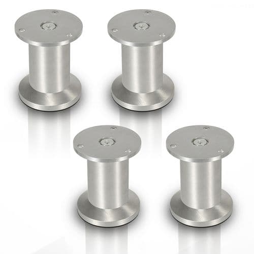 4x Pieds De Meuble Canapé Pied De Support Pied D' Réglable  Pied De Canapé-aluminium150mm