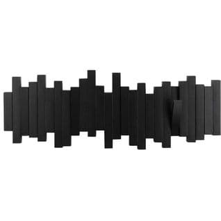 Porte Manteau Design Mural Sticks Noir