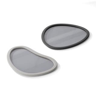 Lot De 2 Plateaux Hub Gris