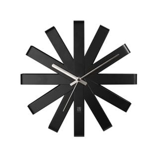 Horloge Ribbon Small D30,5cm Noir