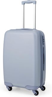 Bagage à Main 20" Avec Roulettes, Valise Coque Rigide En PC,pour Vacances Voyages D’affaires (bleu)