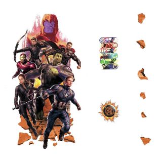 Stickers Géant Avengers Endgame Marvel H 92 Cm