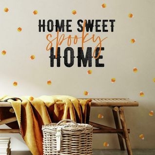 Stickers Repositionnables Lettres Et Motifs « Home Sweet Home »