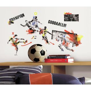Stickers Repositionnables Géants Joueurs De Football - Joueurs De Footbal