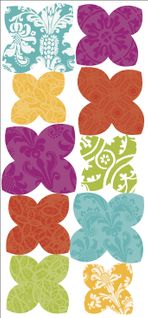 Stickers Fleurs 3d Repositionnables (23 Stickers) - Fleurs 3d