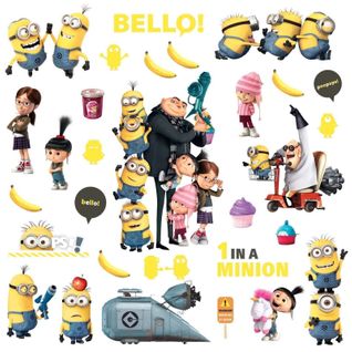 31 Stickers Repositionnables Les Minions