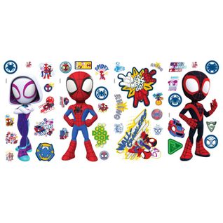 Stickers Mural Amazing Spider-man Et Ses Amis - Collection Spidey