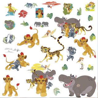 30 Stickers Kion La Garde Du Roi Lion Disney