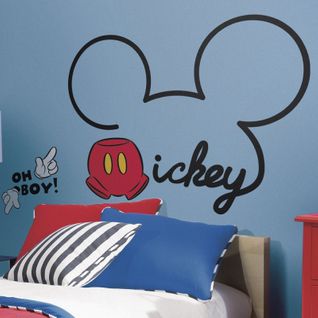 Sticker Géant Les Oreilles De Mickey Mouse Disney