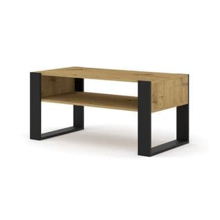 Table Basse Couleur Chêne Artisan Mondi 100x50 cm Design Moderne De Haute Qualité
