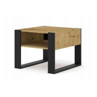 Table Basse Couleur Mondi Chêne Artisan 60x60 cm Design Moderne De Haute Qualité