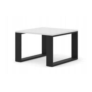 Table Basse Blanc Mat Luca 60x60 cm Design Moderne De Haute Qualité