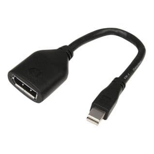 Câble Adaptateur Mini Displayport Vers Displayport 15 cm M / F - Mdp2dpmf6in