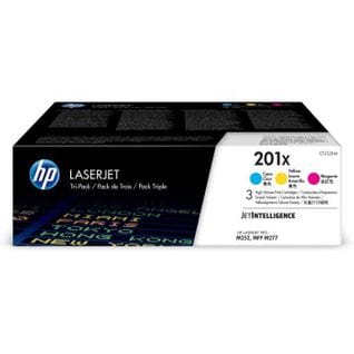 Pack 3 Toners Laserjet Cyan/magenta/jaune Grande Capacité Authentiques (cf253xm)