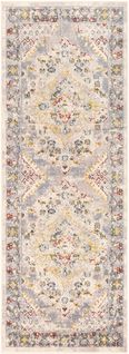 Tapis De Couloir Vintage Oriental Multicolore/gris 80x220