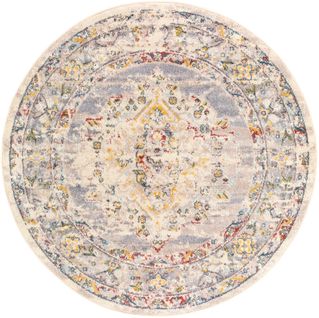 Tapis Rond Vintage Oriental Multicolore/gris Ø 160