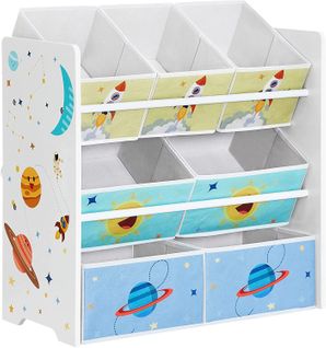 Étagère Pour Chambre D’enfants,   Blanc Gkr034w01