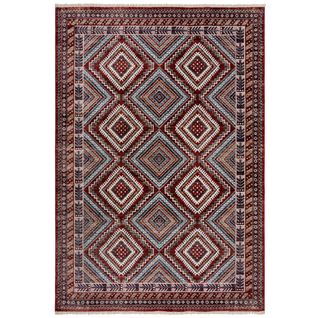 Tapis De Salon Style Orient Constantine En Polypropylène - Rouge - 120x170 Cm