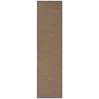 Tapis De Couloir En Jute Gemma En Polyester - Noir - 60x230 Cm