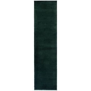 Tapis De Couloir Moderne Épais Charly En Polyester - Vert - 60x230 Cm
