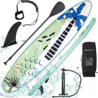 Stand Up Paddle Board Gonflable 335x76x15cm Pagaie Réglable