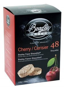 Pack 48 Bisquettes De Fumage Bradley Smoker - Cerisier